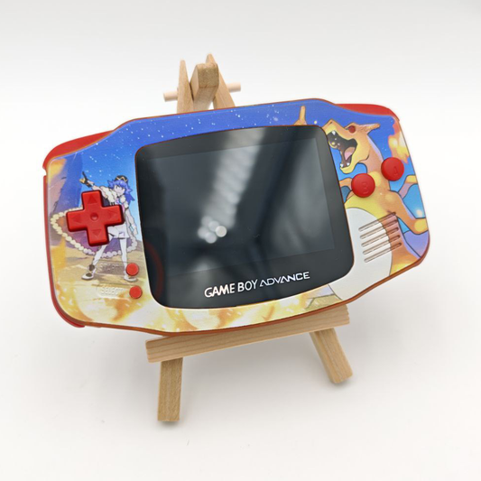 Nintendo Game Boy Advance Pokemon Charizard Retroilluminato Console Custom