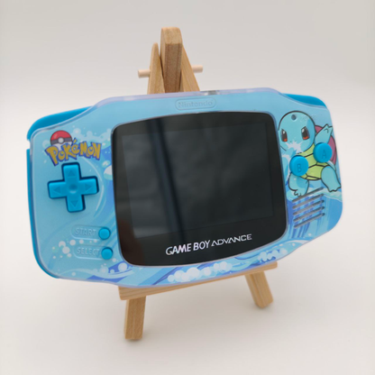 Nintendo Game Boy Advance Pokemon Squirtle Retroilluminato Console Custom