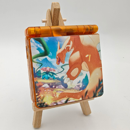Nintendo Game Boy Advance SP Pokemon Charizard Venusaur Retroilluminato Custom