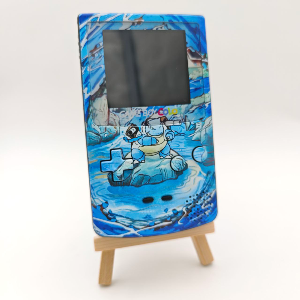 Nintendo Game Boy Advance Pokemon Blastoise Retroilluminato Console Custom