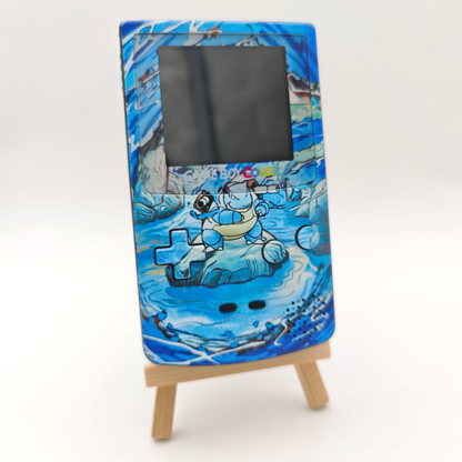 Nintendo Game Boy Advance Pokemon Blastoise Retroilluminato Console Custom