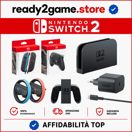 Nintendo Switch 2 Accessori Originali Joycon Pro Controller Custodia Dock Cavi