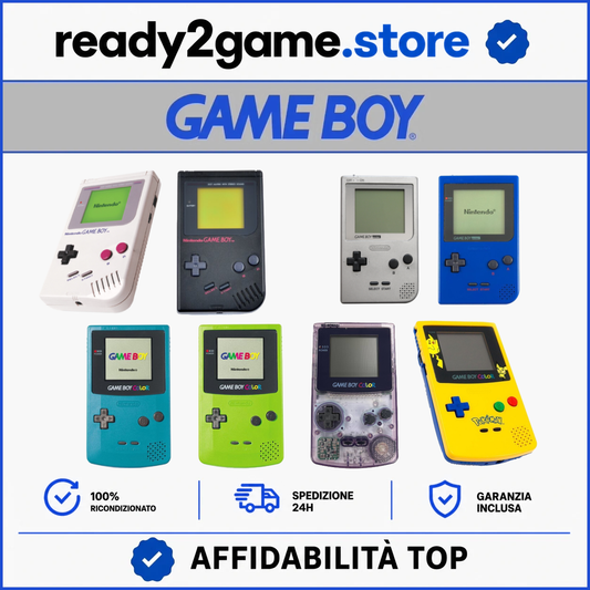 Nintendo Game Boy Classic, Pocket, Color GB GBC Console IN GARANZIA - BUONO