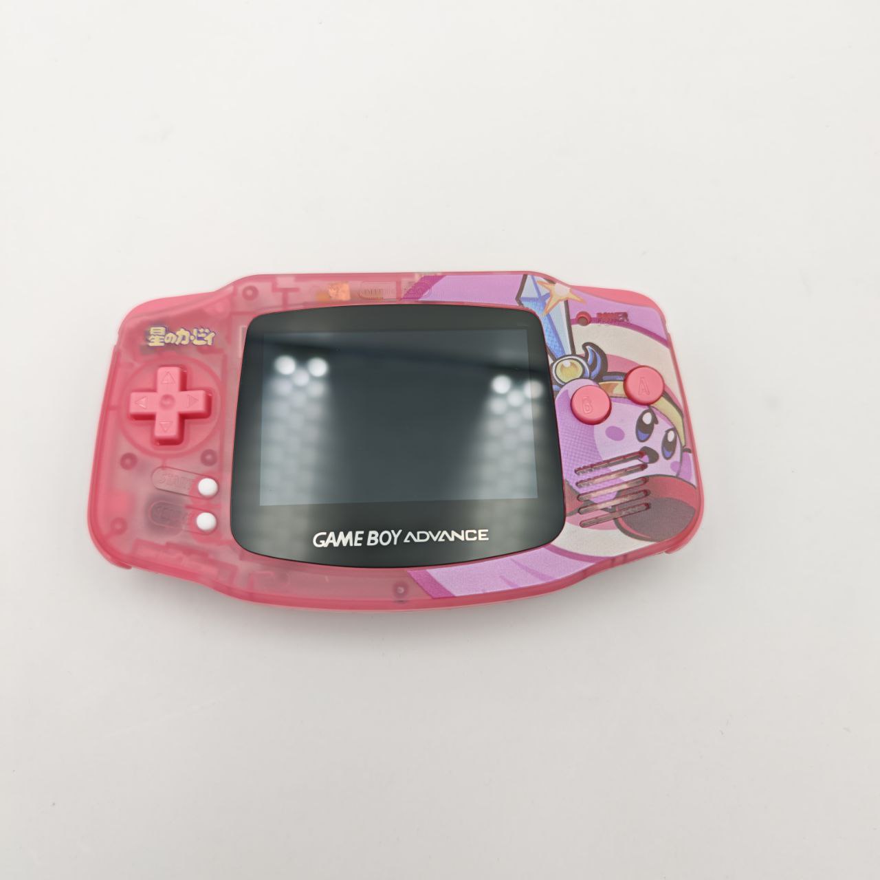 Nintendo Game Boy Advance Kirby Pink Custom Backlit Console