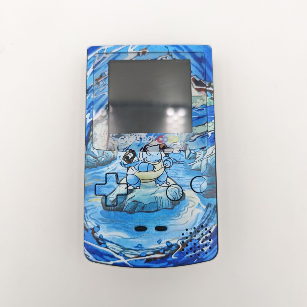 Nintendo Game Boy Advance Pokemon Blastoise Retroilluminato Console Custom