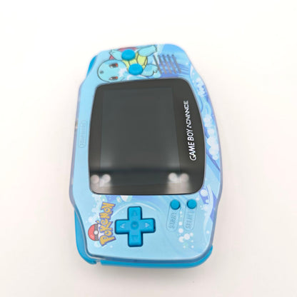 Nintendo Game Boy Advance Pokemon Squirtle Retroilluminato Console Custom