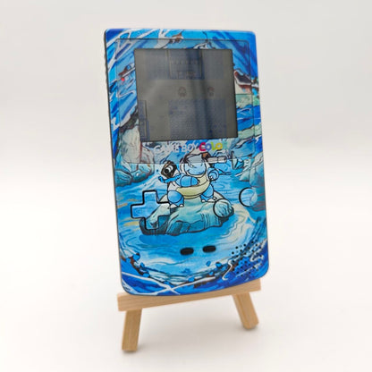 Nintendo Game Boy Advance Pokemon Blastoise Retroilluminato Console Custom