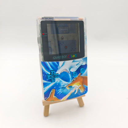 Nintendo Game Boy Advance Pokemon Charizard Reshiram Retroilluminato Custom