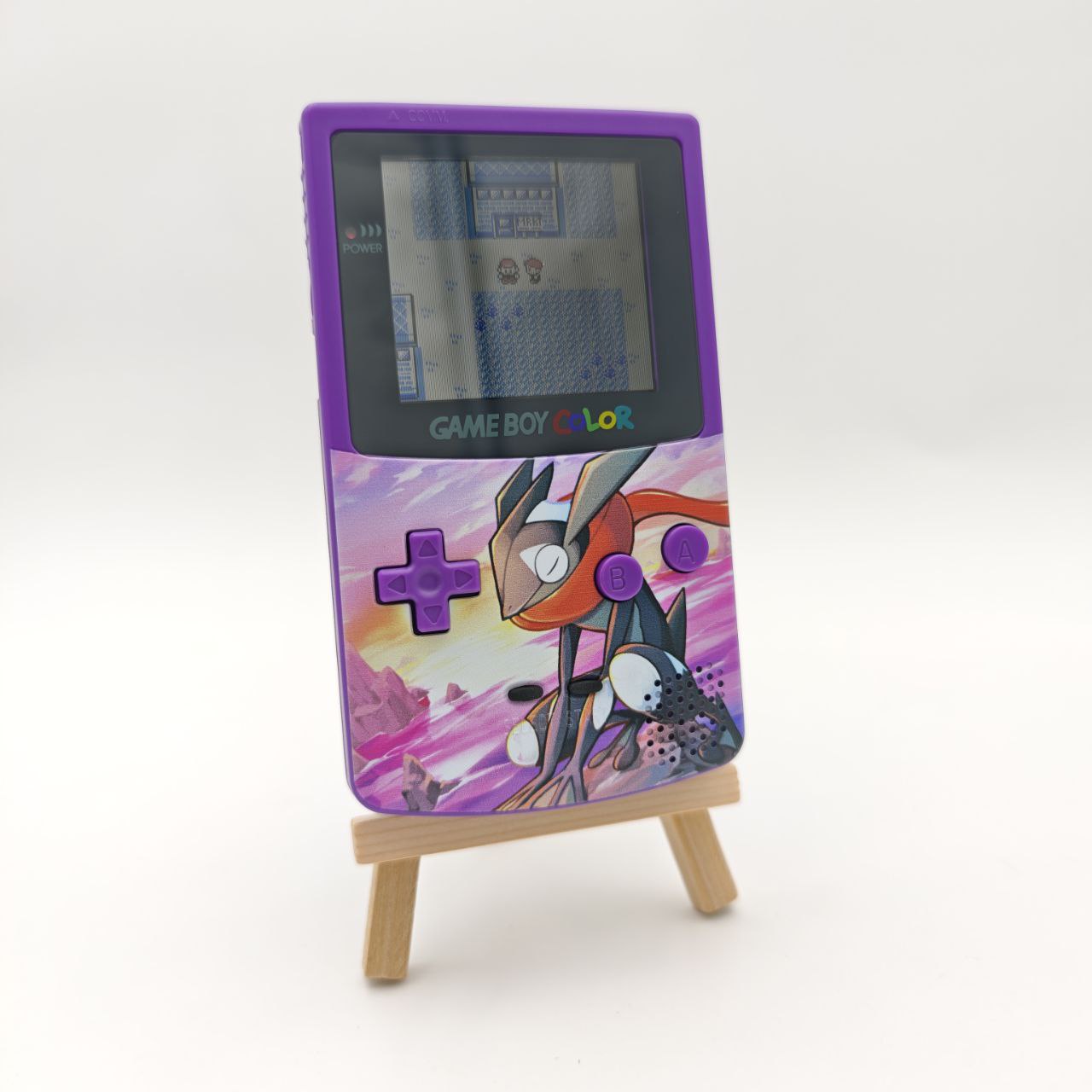 Nintendo Game Boy Advance Pokemon Greninja Retroilluminato Console Custom