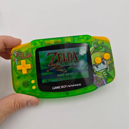 Nintendo Game Boy Advance Zelda Minish Cap Console Custom Backlit