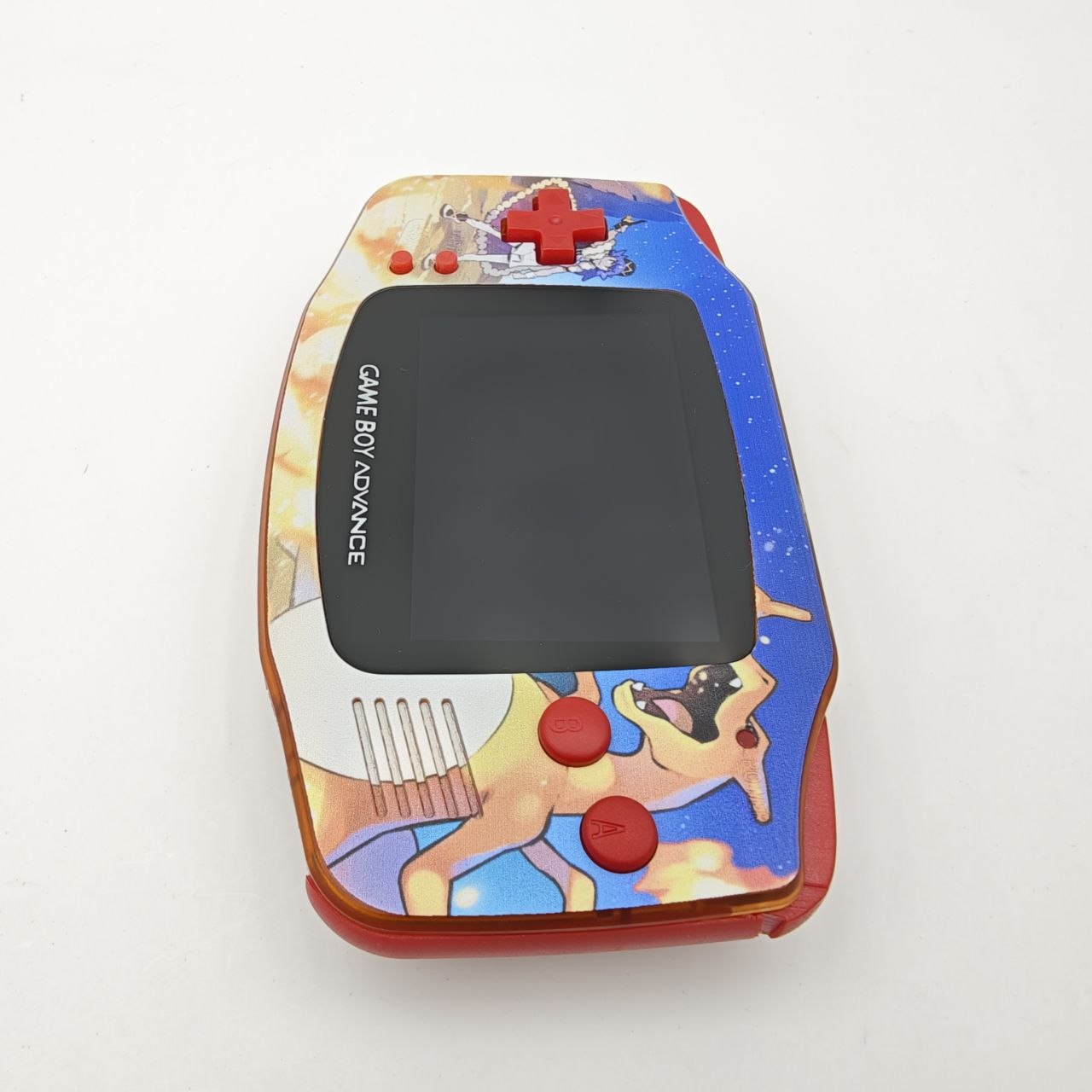 Nintendo Game Boy Advance Pokemon Charizard Retroilluminato Console Custom