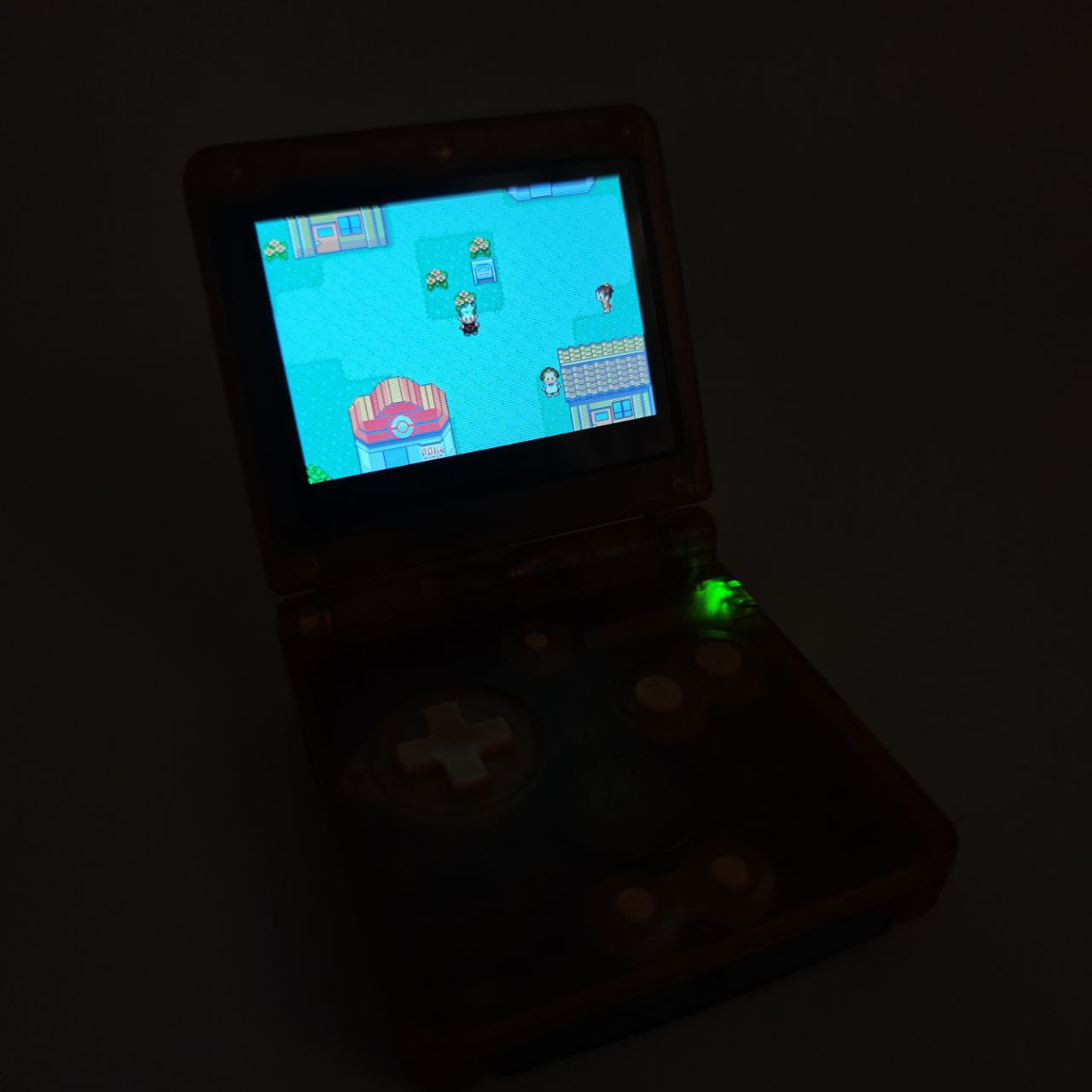 Nintendo Game Boy Advance SP Pokemon Charizard Venusaur Retroilluminato Custom