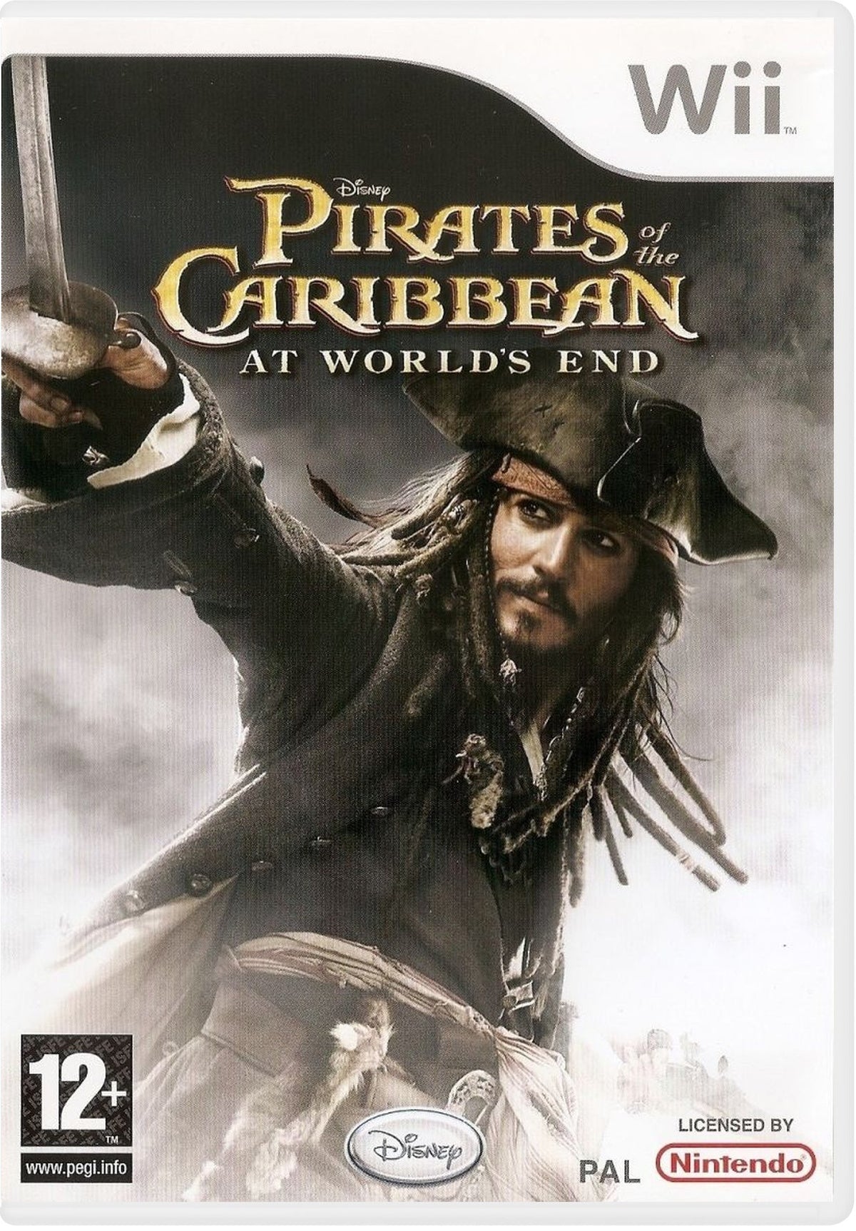 Pirati Dei Caraibi Ai Confini Del Mondo Nintendo Wii - copertina inglese PAL