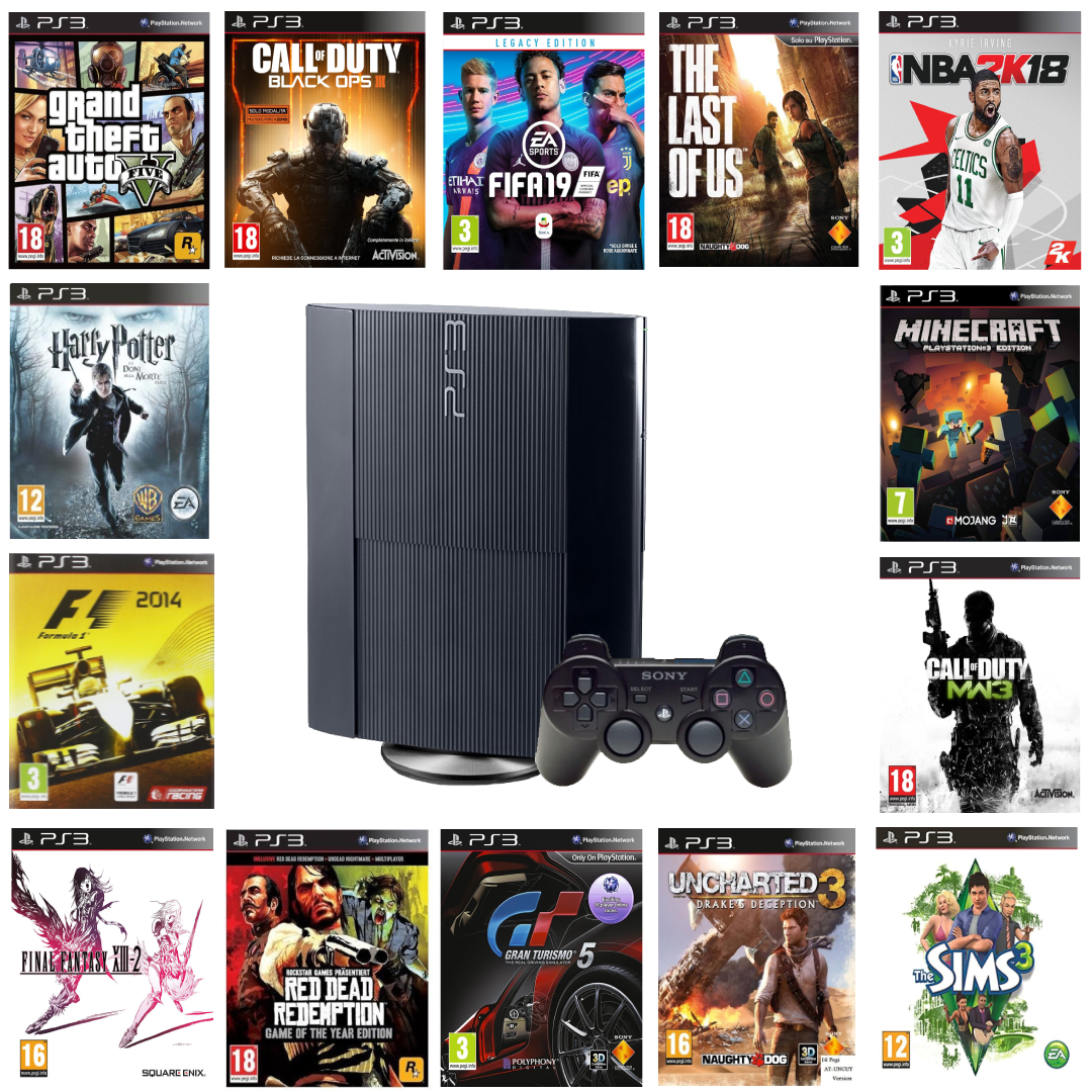Gebrauchte Sony PlayStation 3 (PS3 Fat, Slim, Super Slim) – mit Garantie