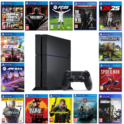 Playstation 4 Ps4 1 TB Console Usata Con Gioco e Controller Sony - In Garanzia