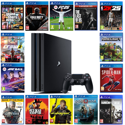 Playstation 4 Ps4 Pro 1TB Console Usata Con Gioco e Controller Sony -In Garanzia