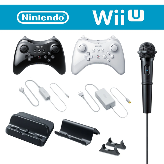 Nintendo Wii U Accessories to Choose from Controllers, Gamepads, Stands, Cables