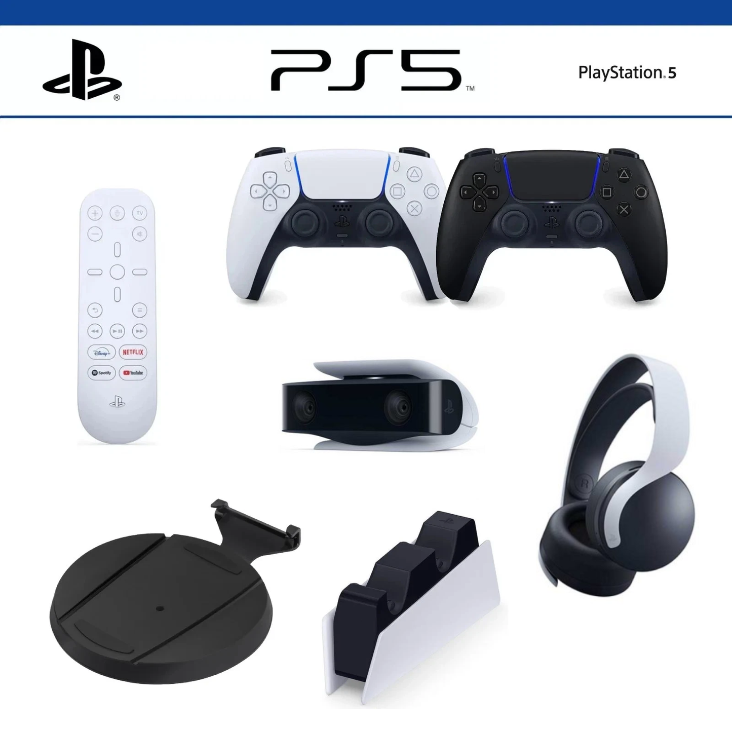 Sony Playstation 5 PS5 Accessories Controller Base Viewer Remote Control