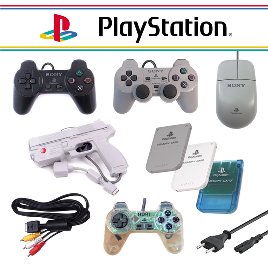 Sony Playstation 1 PS1 Accessori Controller Memory Card Adattatore Cavi
