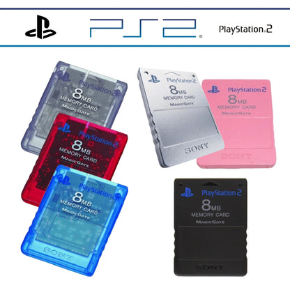 ✅ Sony Playstation 2 8 MB Originale Memory Card PS2 Scheda Memoria ✨ In Garanzia