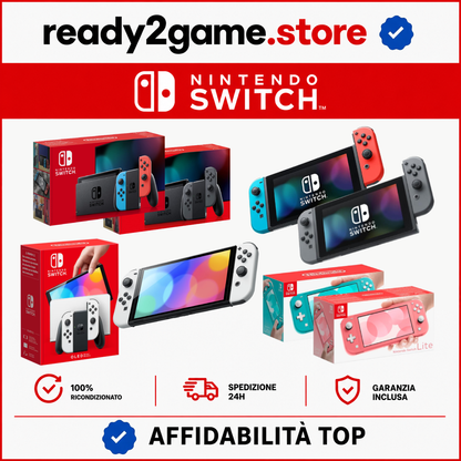 Nintendo Switch, Lite, OLED Console Usata e Accessori IN GARANZIA - ECCELLENTE